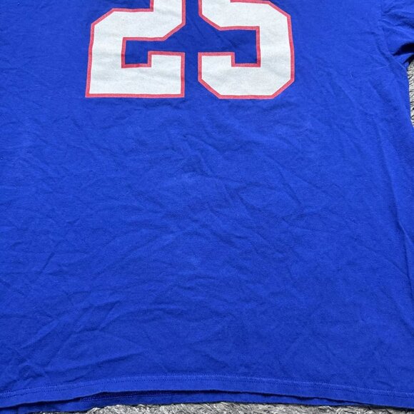Buffalo Bills Lesean McCoy Shirt Mens XL Blue Pullover Short Sleeve MHL Logo - Picture 9 of 12
